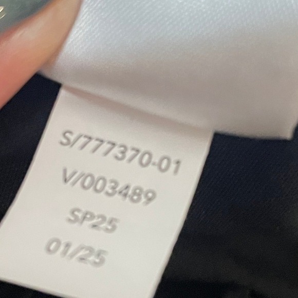 Athleta Black Paradise Straight Leg Cargo Pants Pull On Linen Blend Women's XL - Picture 6 of 7